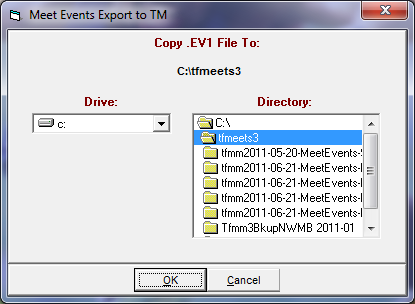 Export Window