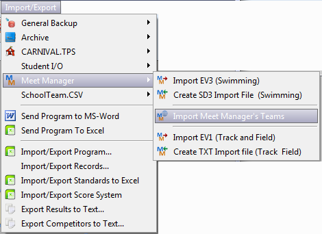 Import Teams